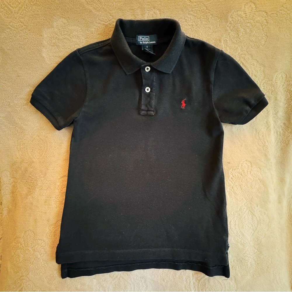 Ralph Lauren iconic cotton mesh Polo shirt w/ signature embroidery